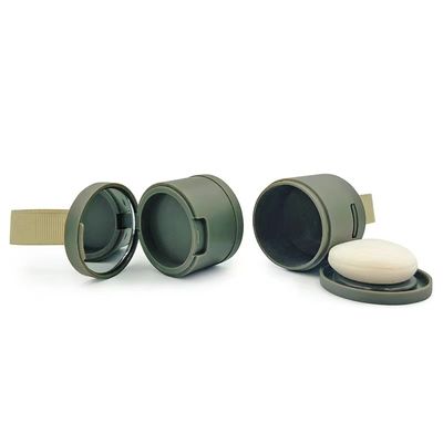 Cuadro de polvo de material ABS de tamaño 4G con acabado de línea de cabello de color personalizado y espejo incluido