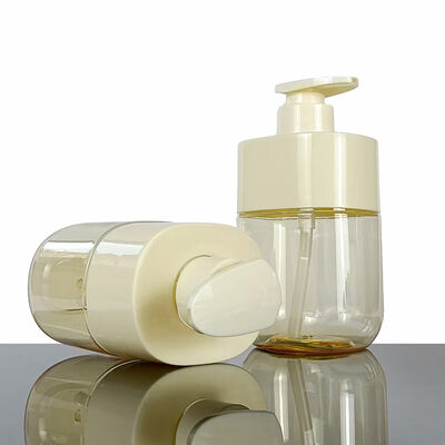 300ml Square Shape PET Lotion Bottle with Lotion Pump for Cosmetic Packaging