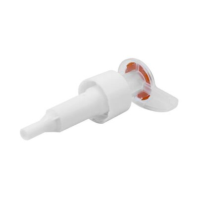 Bomba de loción de plástico con diseño de sello anti derrame de 24 mm y 28 mm de tamaño múltiple y longitud de tubo personalizada para botellas de jabón líquido