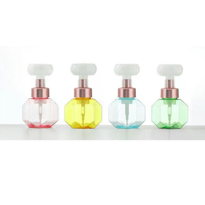 Botella de bomba de espuma en forma de flor de 300 ml para el dispensador de jabón y limpiador de espuma