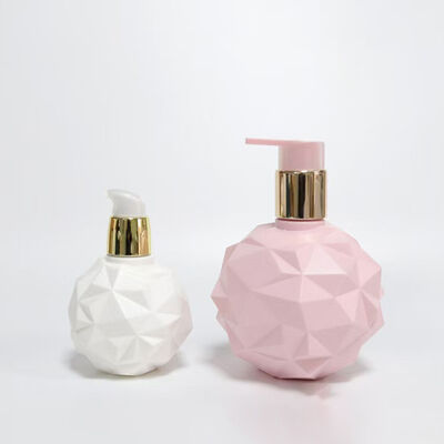 120/300ML Diamond-Cut Cosmetic Sprayer Bottle with Food-Grade Plastic for Skin Care Lotion Container