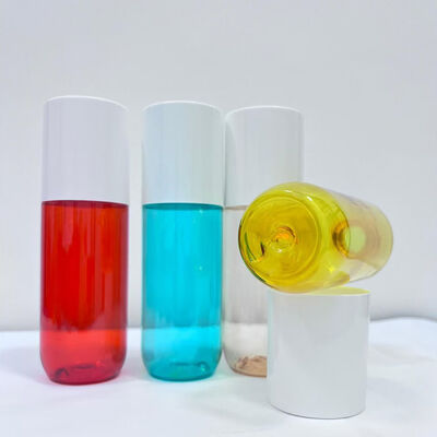 Dispensador de cosméticos recargable de cuello de 150ml 20mm Botella de PET con color personalizado para viajes y uso doméstico