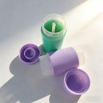 Por mayor 30g 50g 75g 100g PP de grado cosmético tubos de desodorante vacíos con impresión de serigrafía personalizada