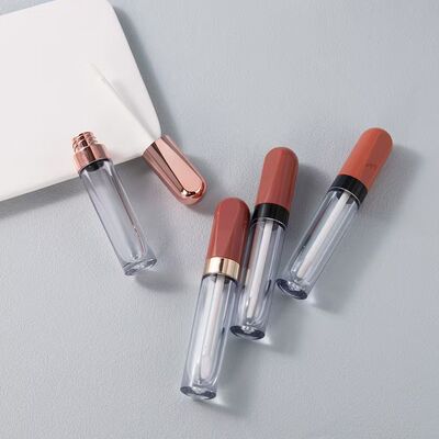 4.5ml Tubo de Brillo de Labios de Plástico con Colores Personalizados y Diseño a Prueba de Fugas para Productos de Cuidado de Labios