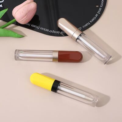 4.5ml Tubo de Brillo de Labios de Plástico con Colores Personalizados y Diseño a Prueba de Fugas para Productos de Cuidado de Labios