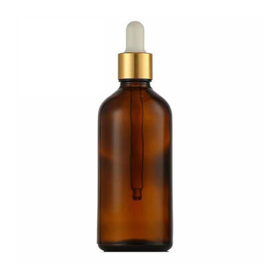 Botella de aceite esencial de vidrio YB de colores personalizados al por mayor con gotero de plástico e impresión serigráfica en capacidad de 10 ml a 100 ml