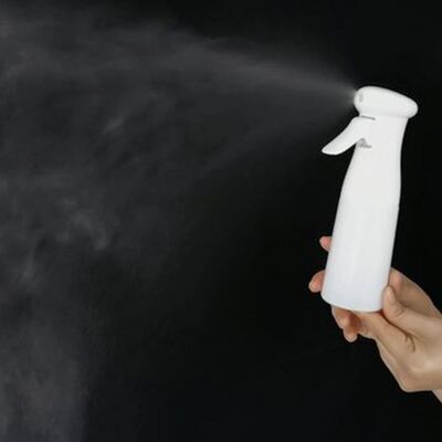 Botella pulverizadora continua de PET de 200 ml a 500 ml con tecnología de niebla, certificada REACH, colores personalizados