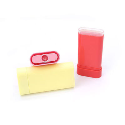 Desodorante en barra vacío con diseño de relleno inferior de capacidad de 20g con soporte de resorte para contenedor de bálsamo desodorante recargable