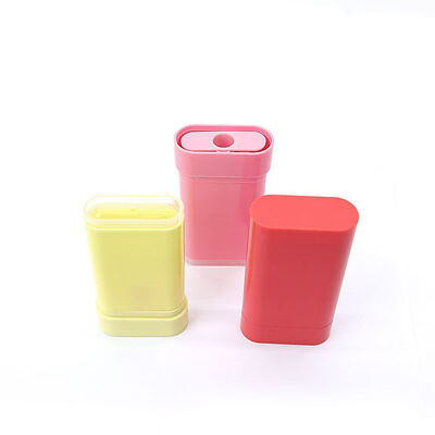 Desodorante en barra vacío con diseño de relleno inferior de capacidad de 20g con soporte de resorte para contenedor de bálsamo desodorante recargable