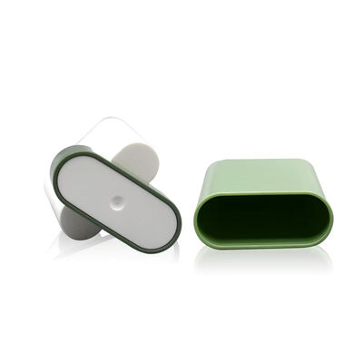 Desodorante en barra vacío con diseño de relleno inferior de capacidad de 20g con soporte de resorte para contenedor de bálsamo desodorante recargable