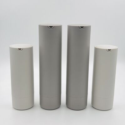 Botella de bomba sin aire de plástico de 30 ml 50 ml con bomba de loción de vacío en ABS + PP y color personalizado