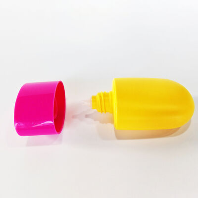 Botella de protector solar con tapa de tornillo de 50 ml con diseño a prueba de fugas y opciones personalizables para uso cosmético