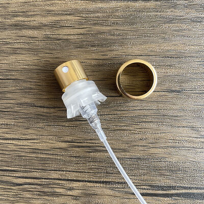 Rociador de niebla fina de aluminio y plástico con tamaño de cuello de 15 mm con sello de engarzado hermético para perfume