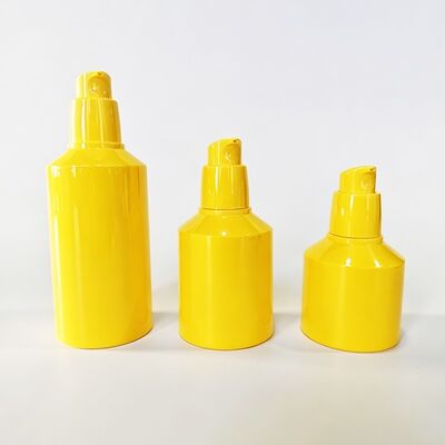 Botella de plástico sin aire de 30/50/80/100 ml con diseño sin contacto de vacío para envases de calidad cosmética premium