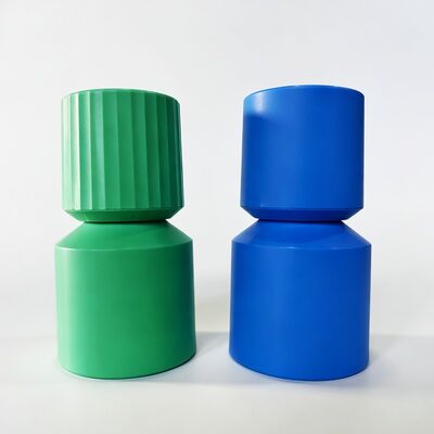 Botella sin aire de plástico duradero de múltiples capacidades con diseño de vacío para productos cosméticos y para el cuidado de la piel