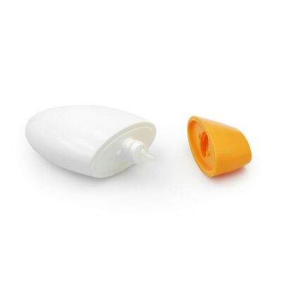 Botella de plástico cosmético a prueba de fugas de colores personalizados de 50 ml para contenedores de protector solar y crema