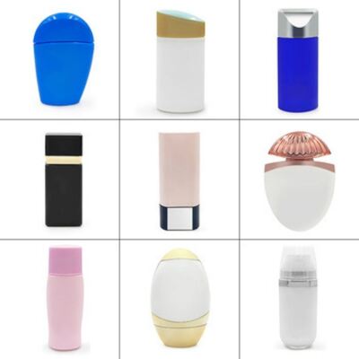 Botella de plástico cosmético a prueba de fugas de colores personalizados de 50 ml para contenedores de protector solar y crema