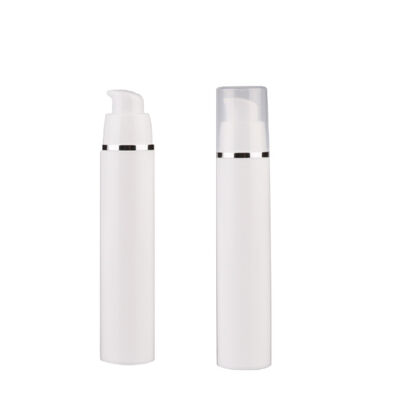Venta al por mayor de botellas con bomba privada de aire de 15ml, 30ml y 50ml para cuidado de la piel con personalización OEM ODM en PP de calidad alimentaria