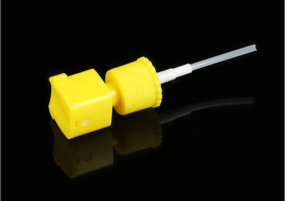 Amarillo 20 ml bombas de perfume rociador, botella de spray de plástico mini con cáscara de plástico