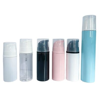Botella de bomba de espuma PET PP al por mayor 100ml 120ml 150ml con diseño a prueba de fugas para limpiador facial y jabón líquido