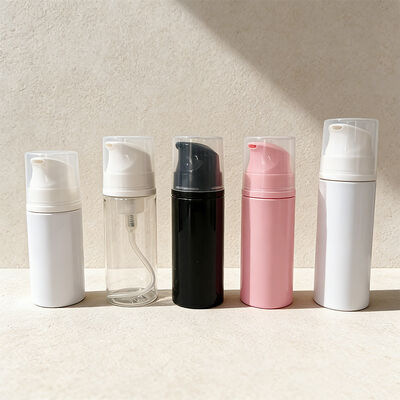 Botella de bomba de espuma PET PP al por mayor 100ml 120ml 150ml con diseño a prueba de fugas para limpiador facial y jabón líquido
