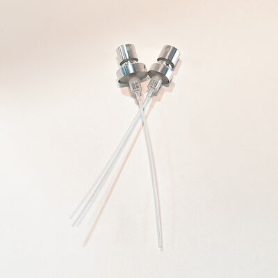 Bomba de perfume de metal de lujo de 20 mm con tapa protectora