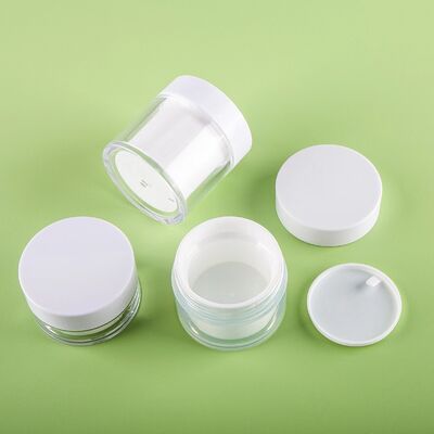 Venta al por mayor como Crema Jar 15g 30g & 50g para productos para el cuidado de la piel Crema de día / Crema de noche