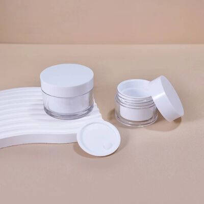 Venta al por mayor como Crema Jar 15g 30g & 50g para productos para el cuidado de la piel Crema de día / Crema de noche