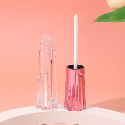 Tubo de brillo de labios de plástico al por mayor de 6 ml - Envase cosmético vacío a prueba de fugas para maquillaje de labios