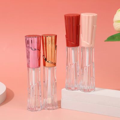 Tubo de brillo de labios de plástico al por mayor de 6 ml - Envase cosmético vacío a prueba de fugas para maquillaje de labios