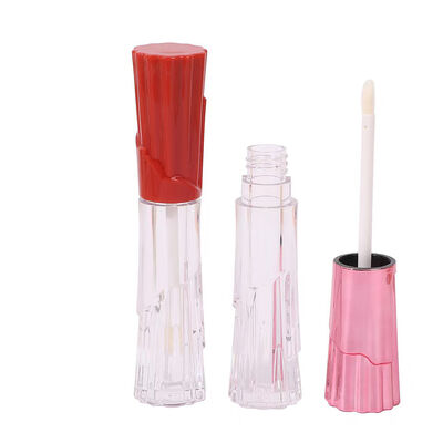 Tubo de brillo de labios de plástico al por mayor de 6 ml - Envase cosmético vacío a prueba de fugas para maquillaje de labios