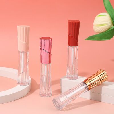 Tubo de brillo de labios de plástico al por mayor de 6 ml - Envase cosmético vacío a prueba de fugas para maquillaje de labios