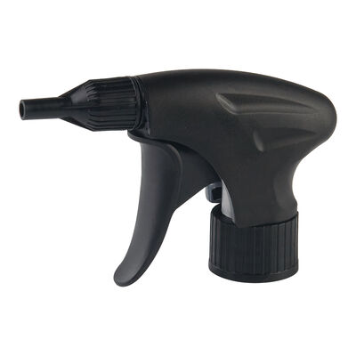 Pulverizador de gatillo de plástico mate 28/410 al por mayor con boquilla ajustable de chorro y niebla para el cuidado del hogar y del automóvil