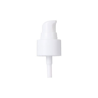 Bomba de crema con tapa de rosca 20/410 24/410 con impresión de logotipo dispensador de crema cosmética para venta al por mayor
