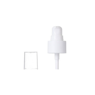 Bomba de crema con tapa de rosca 20/410 24/410 con impresión de logotipo dispensador de crema cosmética para venta al por mayor