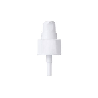 Bomba de crema con tapa de rosca 20/410 24/410 con impresión de logotipo dispensador de crema cosmética para venta al por mayor