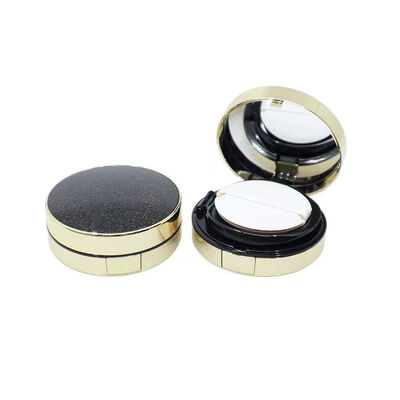 13g/15g Capacidad ABS/PP Material Impresión en pantalla Maquillaje Caja cosmética vacía Compacto cosmético para base CC Crema
