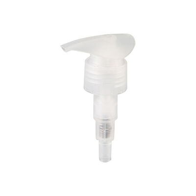 Bomba de loción de plástico sin derrames de 2CC de forma de hoja y bomba de loción de tornillo para cosméticos, champú, gel de ducha