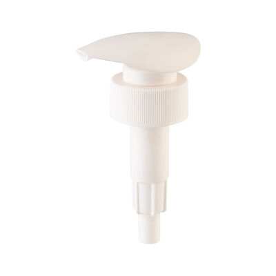 Bomba de loción de plástico sin derrames de 2CC de forma de hoja y bomba de loción de tornillo para cosméticos, champú, gel de ducha