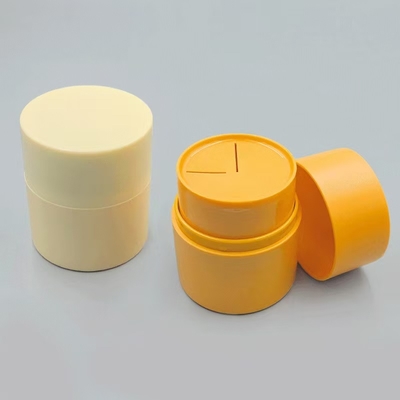 Tarro cosmético de plástico PP de 50 g para crema limpiadora